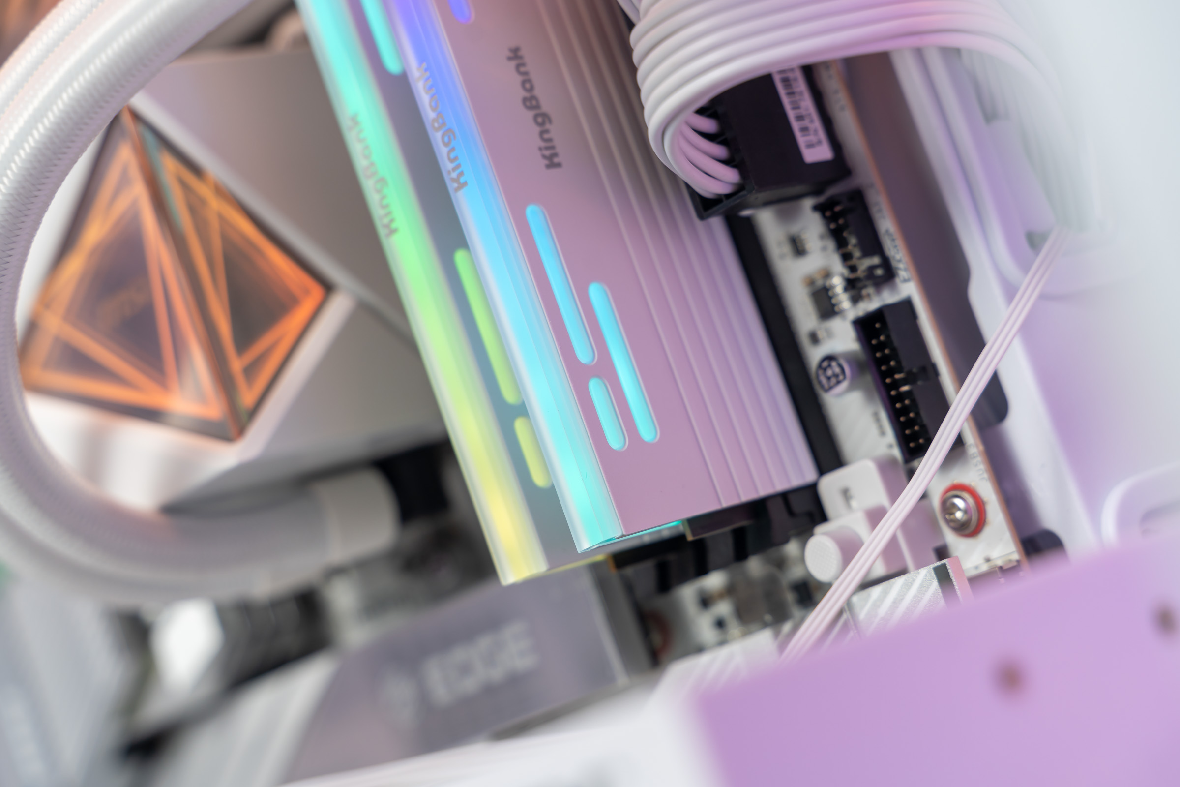 KingBank RGB Heatsink DDR5 6800MHz 24GB Memory Modules, OC to 8000!