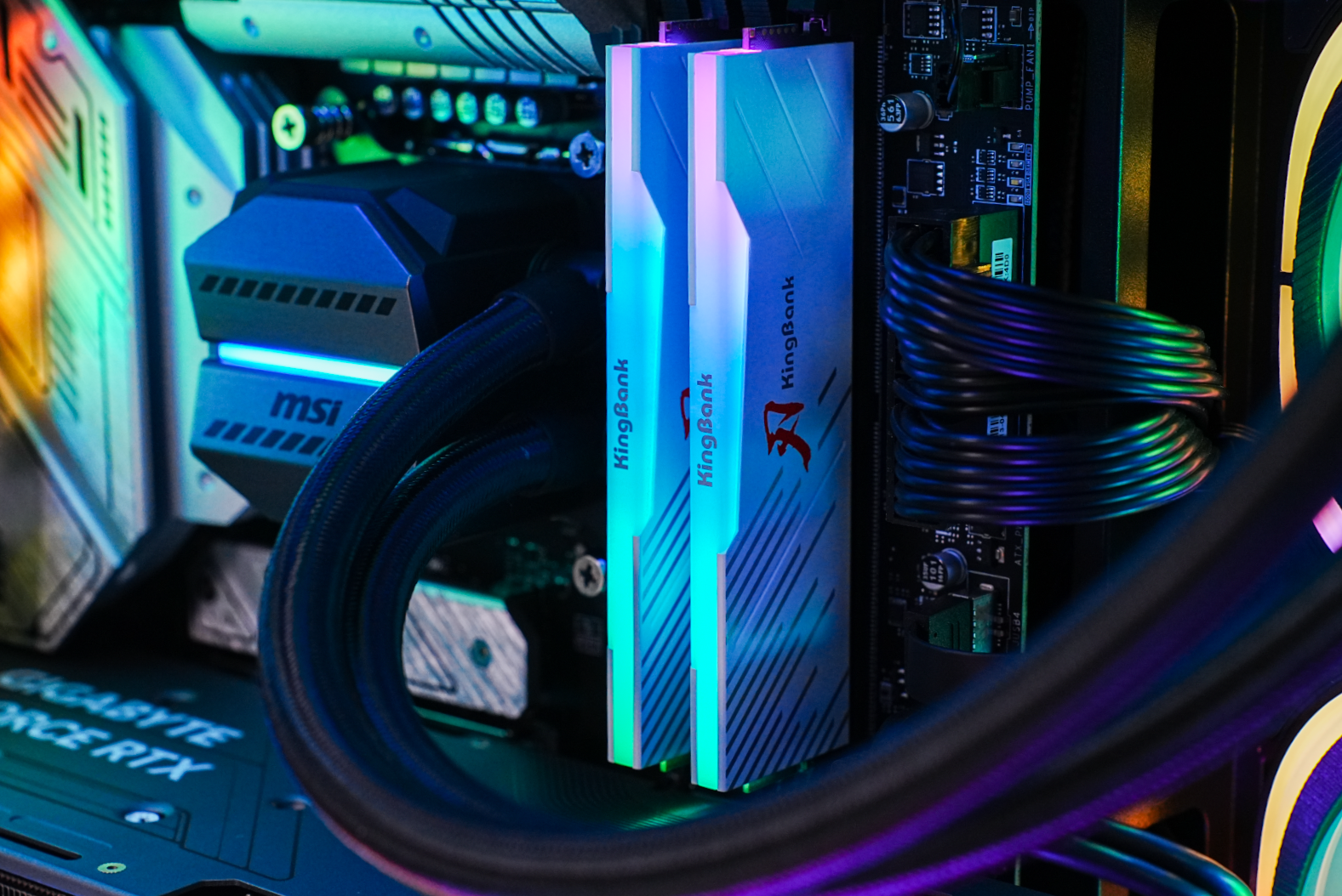 Review: KingBank RGB Heatsink DDR5 6800MHz 24GB Memory Modules, OC to 8000!