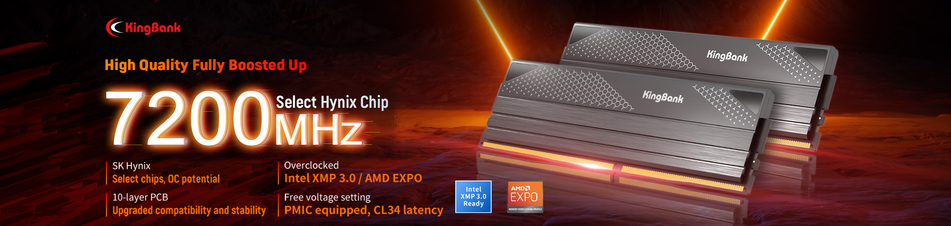 KINGBANK SOARBLADE KFRW DDR5 RGB SERIES